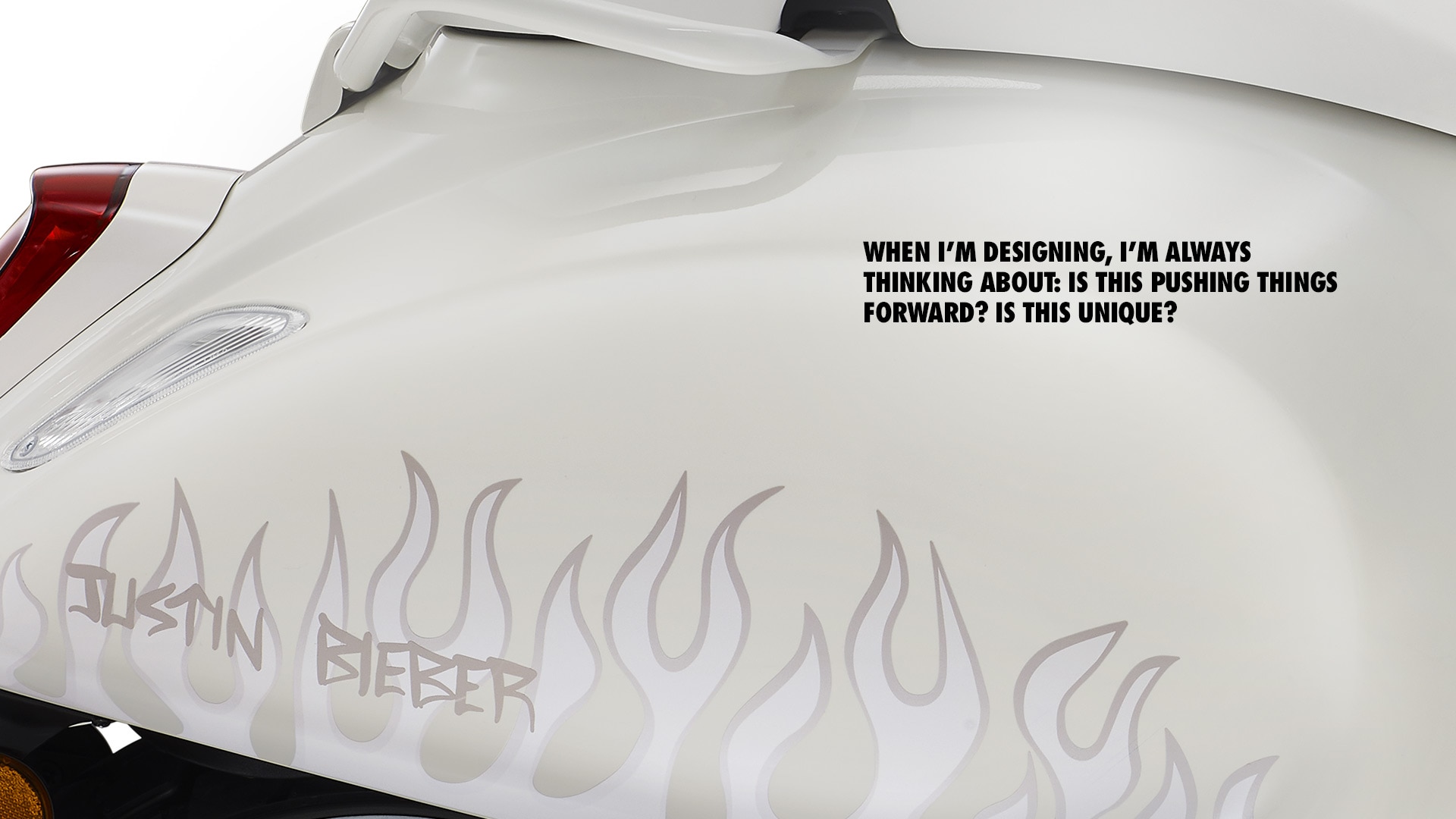JUSTIN BIEBER X VESPA